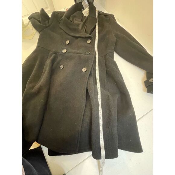 Torrid size 00 women’s coat black buttons NWT - Picture 4 of 6